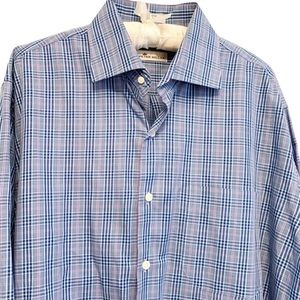 Peter Millar Plaid Shirt Size Large